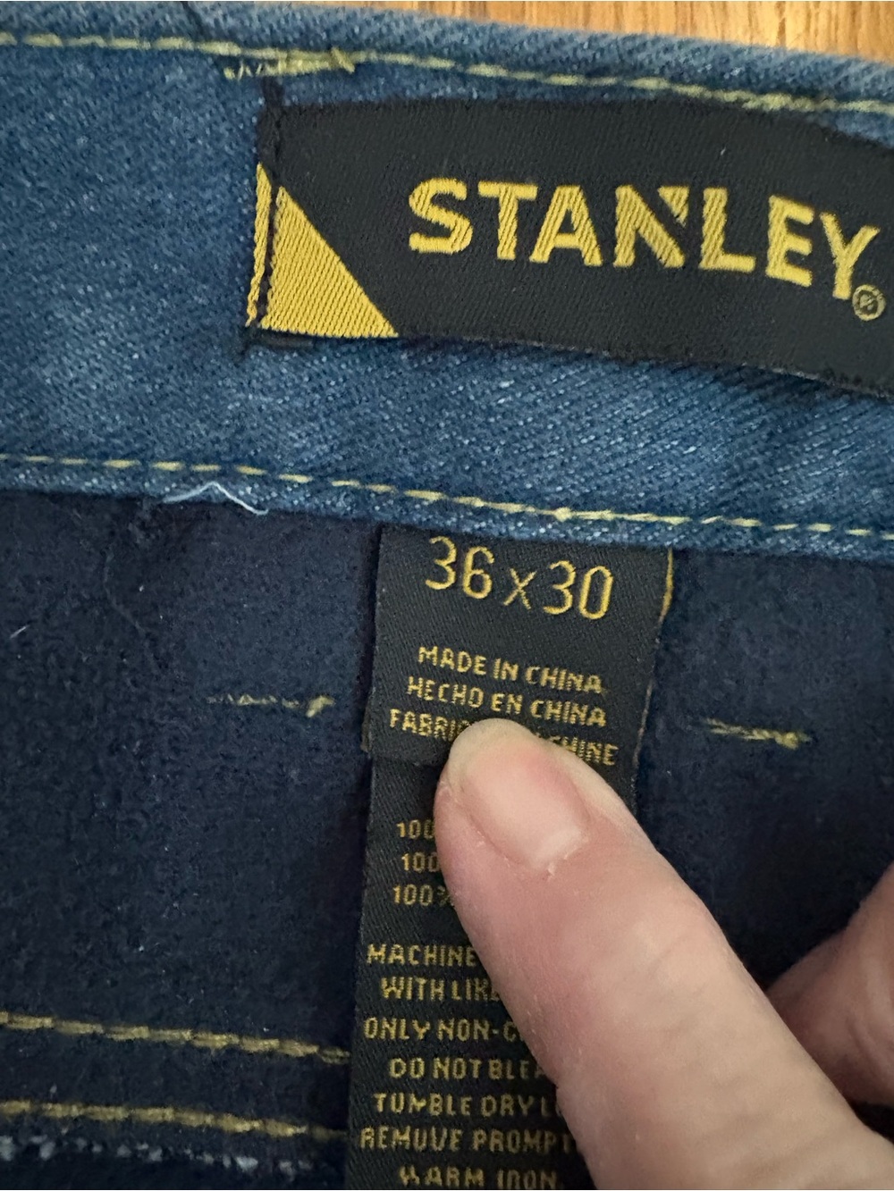 Stanley Men's Dark Blue Denim Jeans